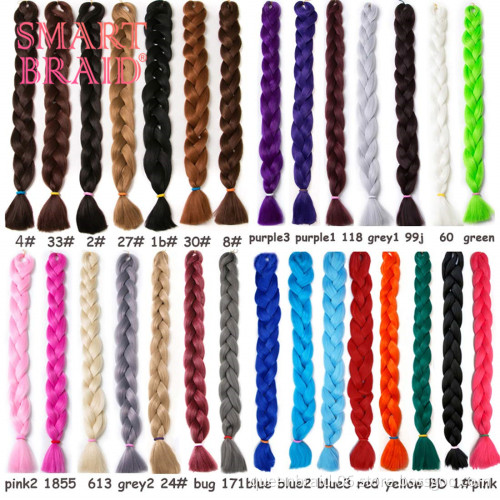 SmartBraid Jumbo Braid Hair Extensions 41inch 165g/pc Synthetic Crochet Twist Braiding Hair Long Crochet Jumbo Braids Hair